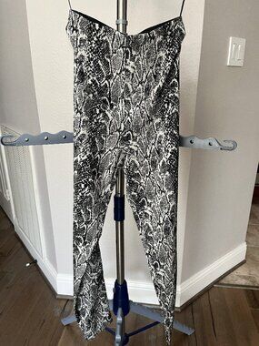 NBD - Nora High-Waist Snakeskin Patterned Pant
